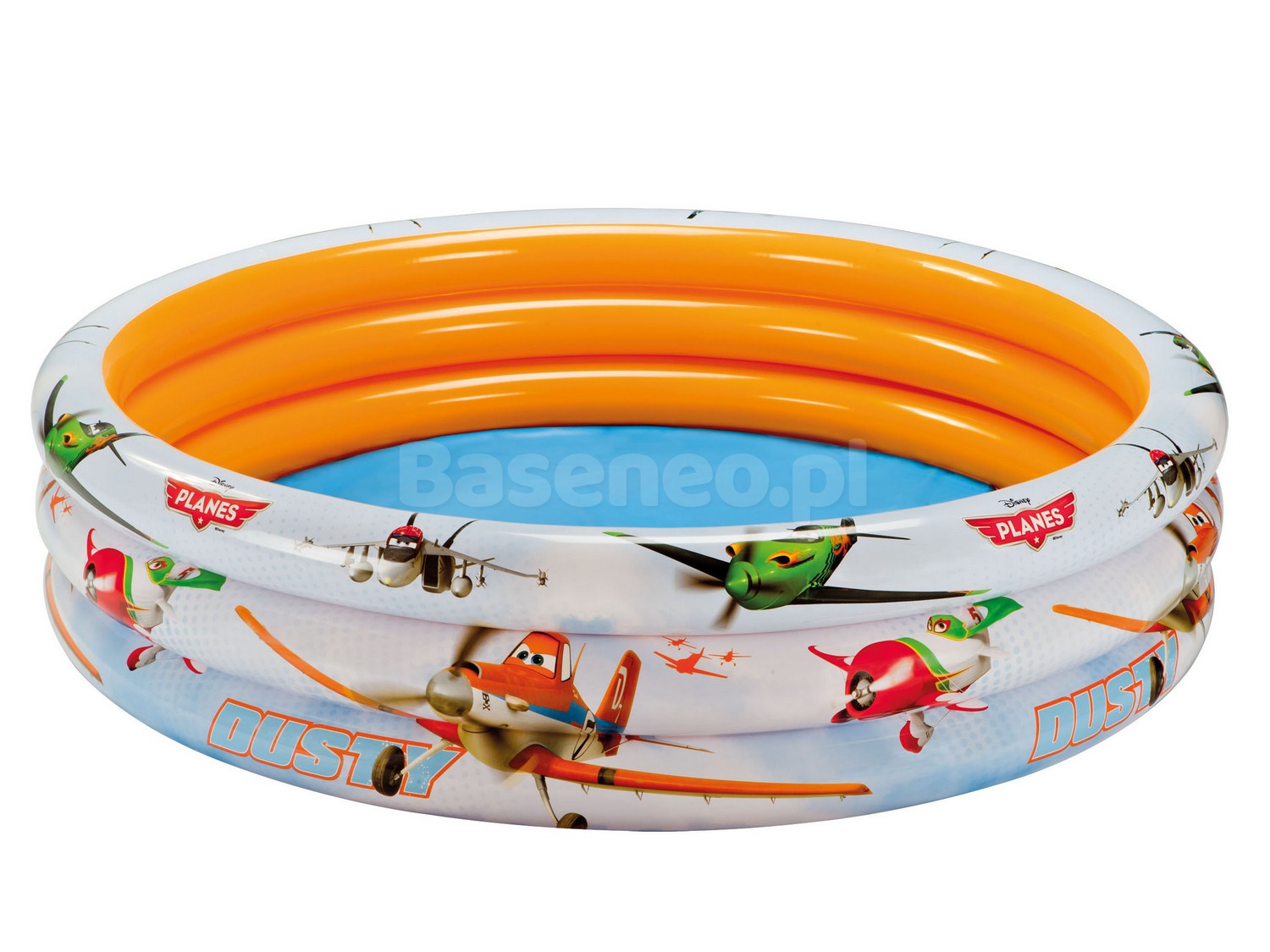 Basen dmuchany dla dzieci Samoloty 168 x 40 cm INTEX 58425