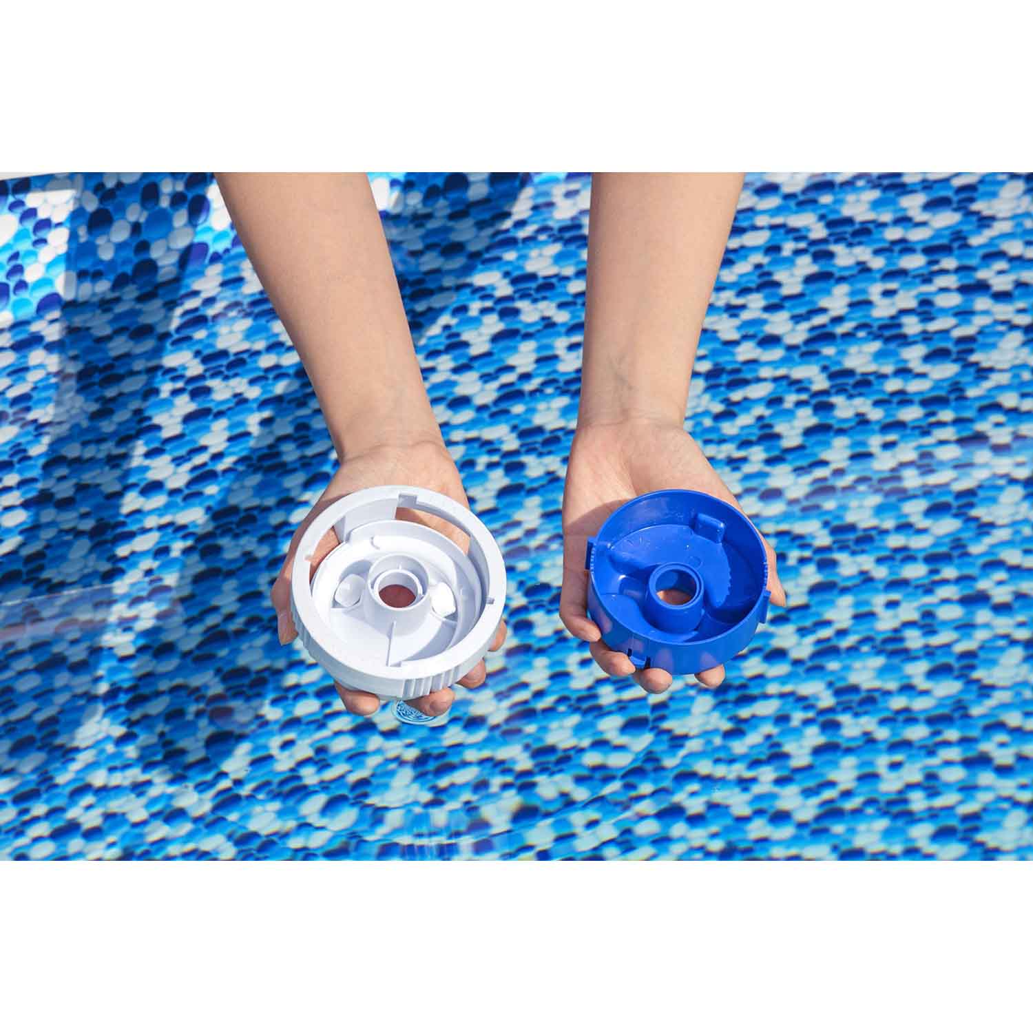 Basen ogrodowy panelowy całoroczny 305 x 122 cm 13w1 Bestawy 56566