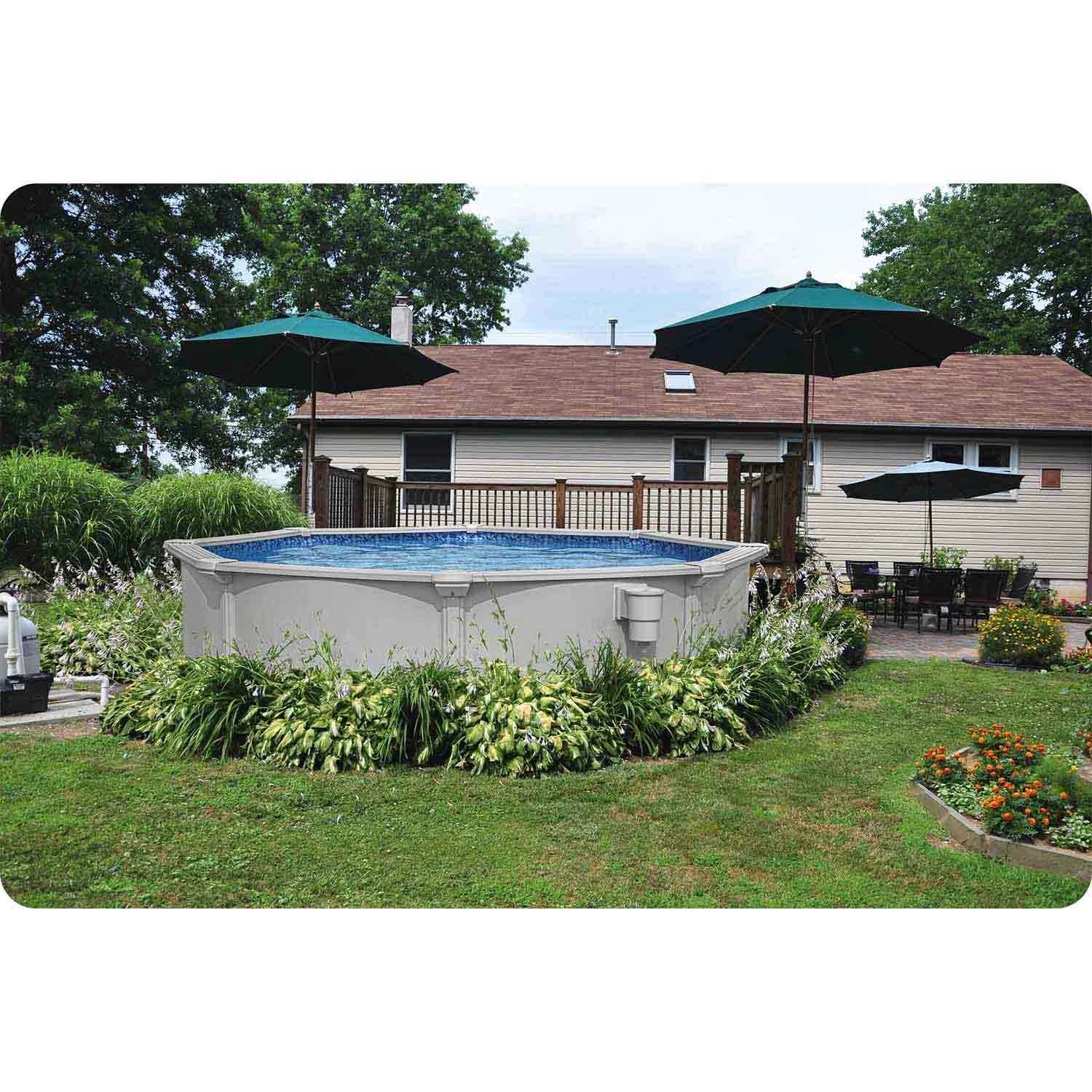 Basen ogrodowy panelowy całoroczny 366 x 122 cm 13w1 Bestawy 56574