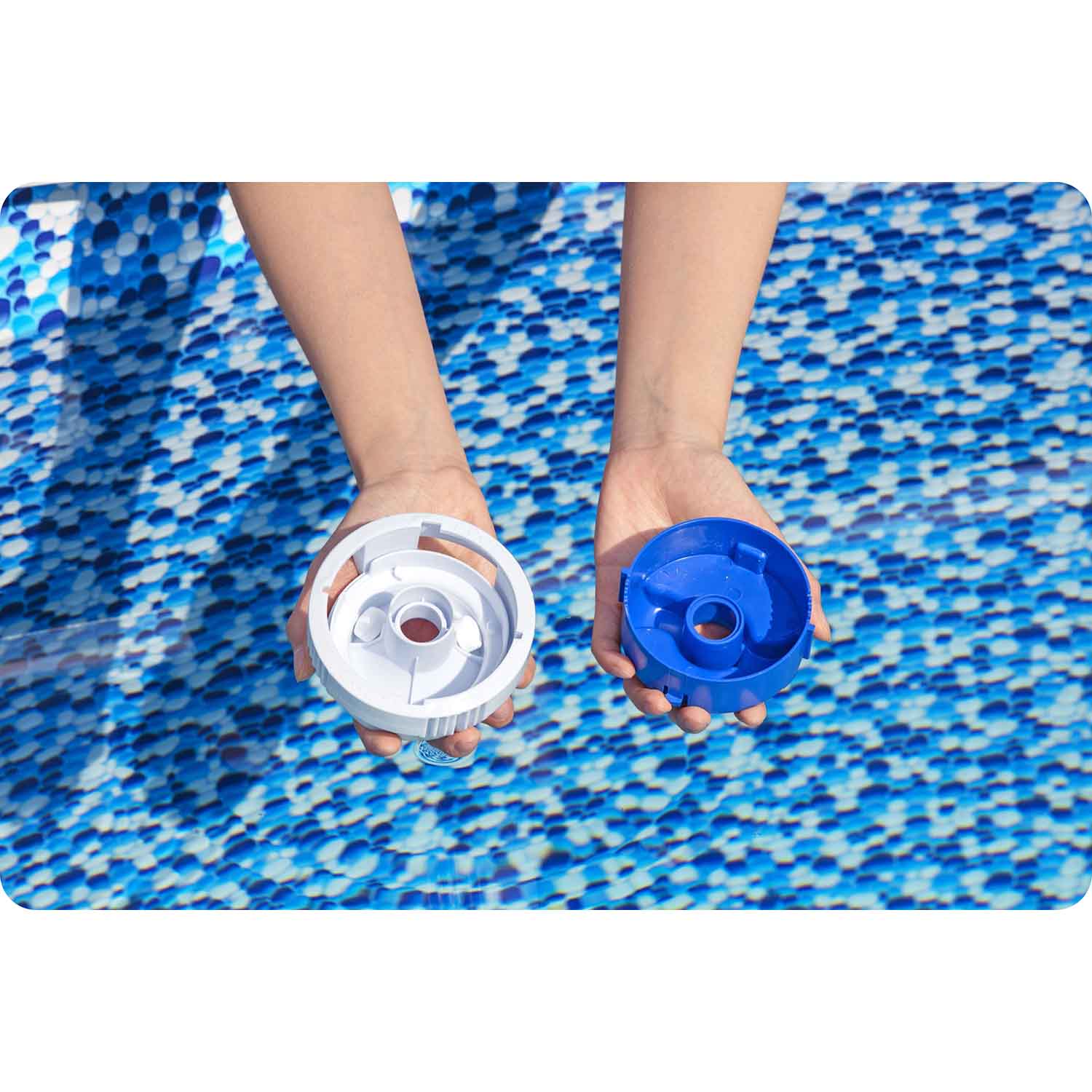  Basen ogrodowy panelowy całoroczny 457 x 122 cm 13w1 Bestawy 56384