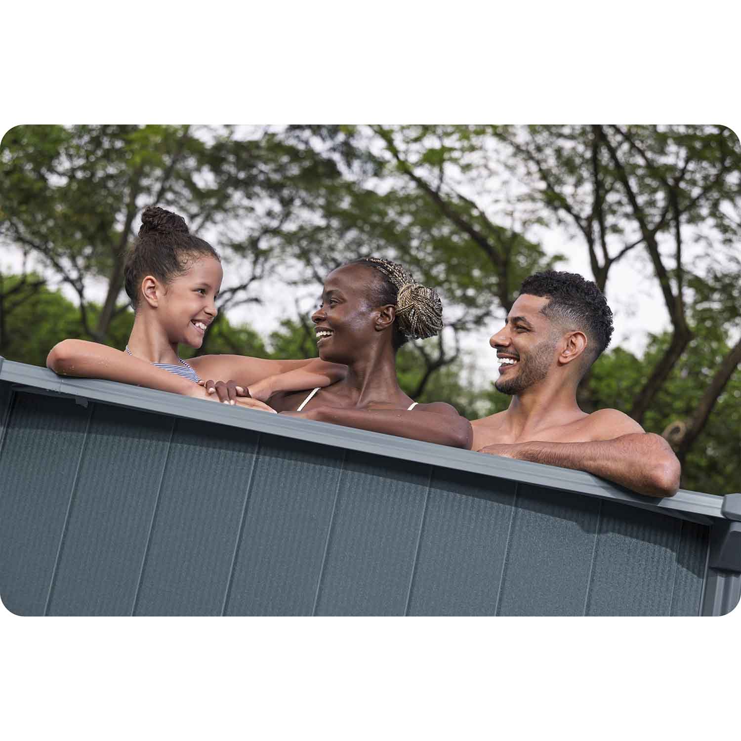 Basen ogrodowy panelowy całoroczny 732 x 132 cm 13w1 Bestawy 561RP