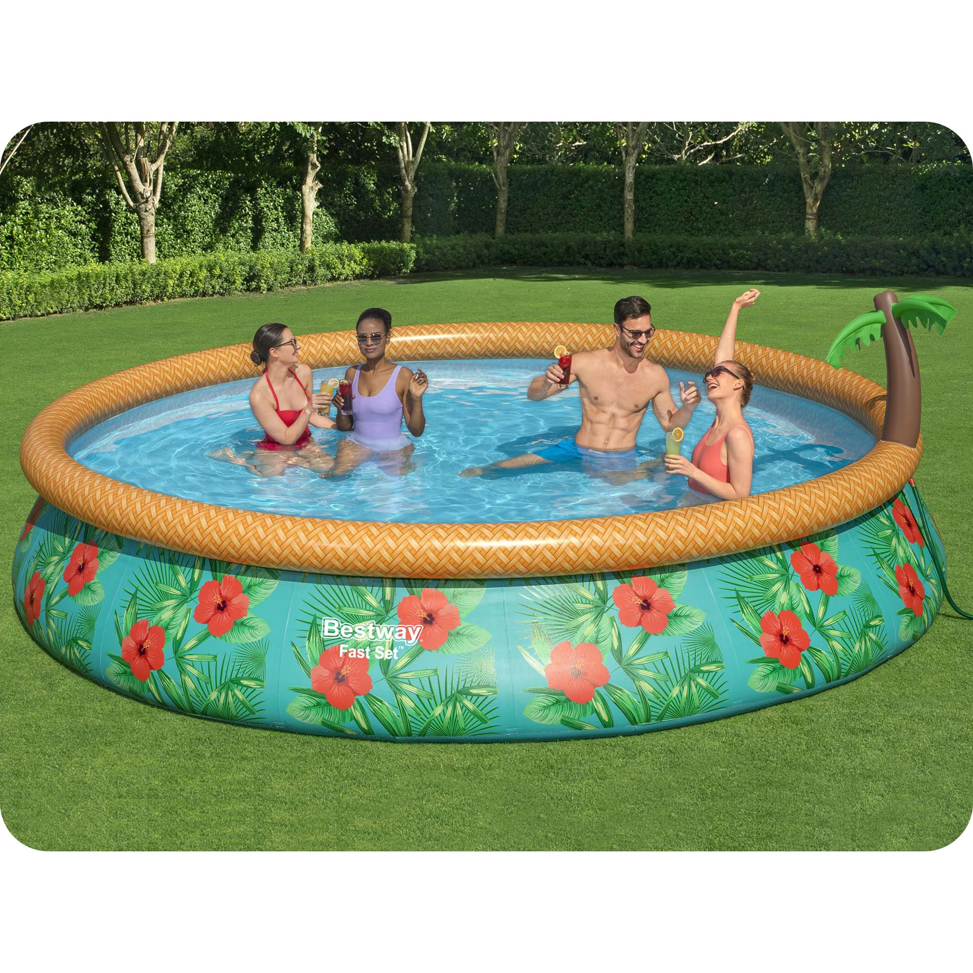 Basen ogrodowy rozporowy 457 x 84 cm 16w1 Bestway 57416