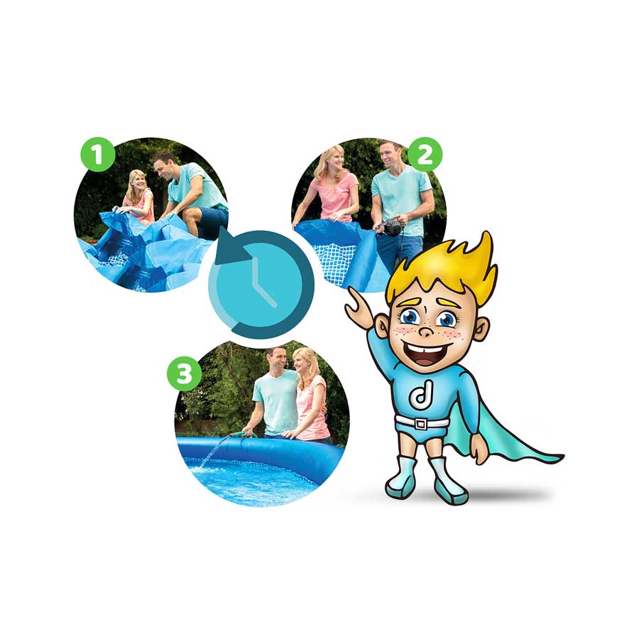 Basen ogrodowy rozporowy 457 x 107 cm 18w1 Bestway 57372