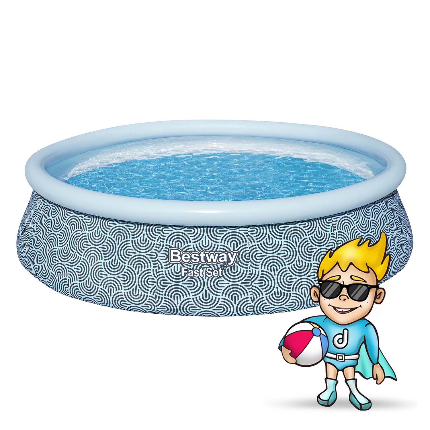 Basen ogrodowy rozporowy 457 x 107 cm 18w1 Bestway 57372