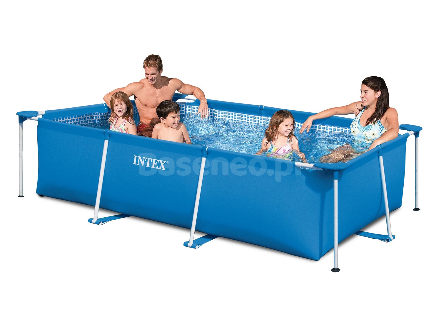Basen ogrodowy stelażowy 220 x 150 x 60 cm INTEX 28270
