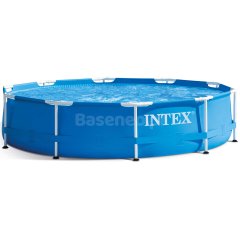 Basen ogrodowy stelażowy 305 x 76 cm 15w1 INTEX 28202 + maszynka do baniek GRATIS