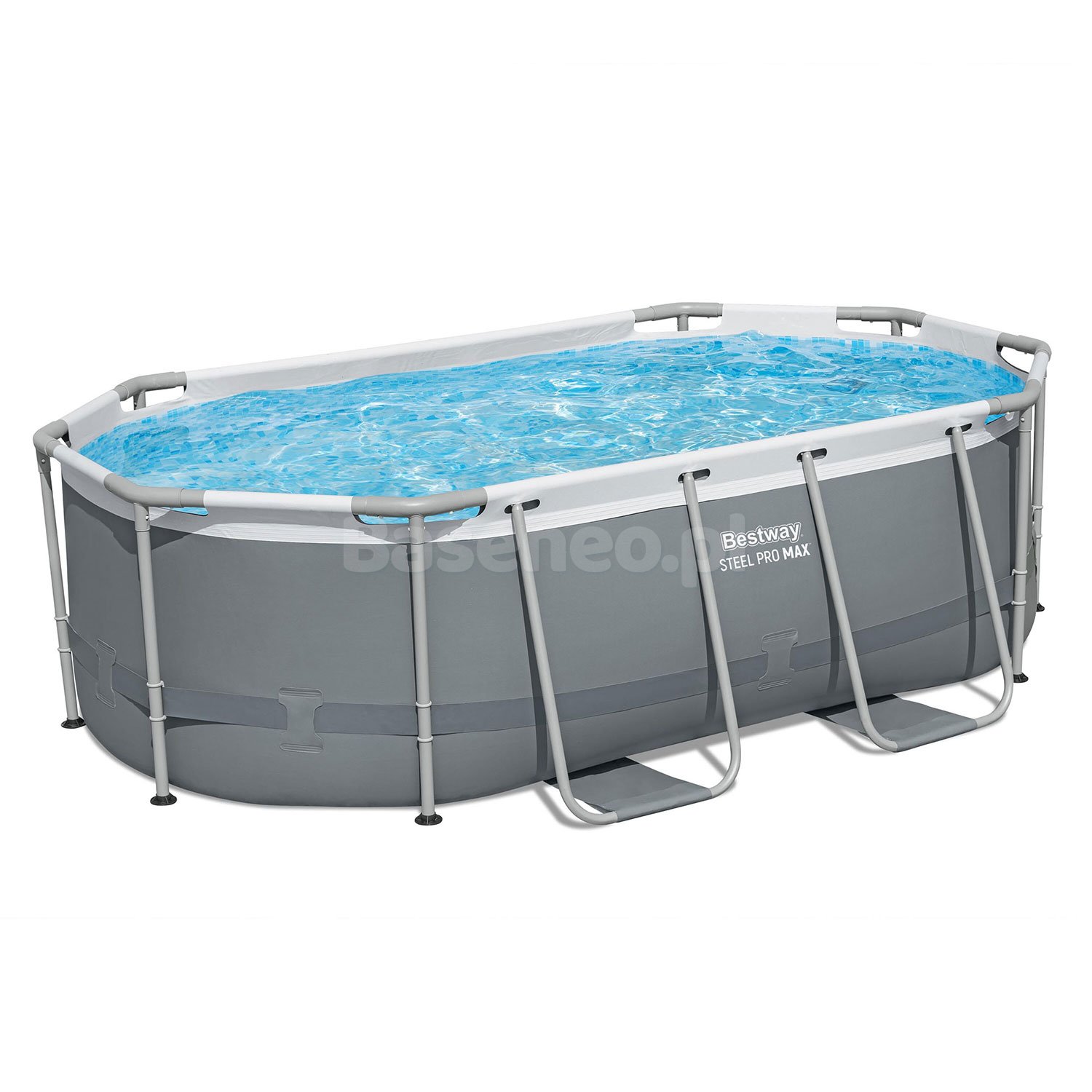 Basen ogrodowy stelażowy 305 x 200 x 84 cm 17w1 Bestway 5614A + maszynka do baniek GRATIS