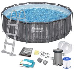 Basen ogrodowy stelażowy 366 x 100 cm 10w1 Bestway 5614X