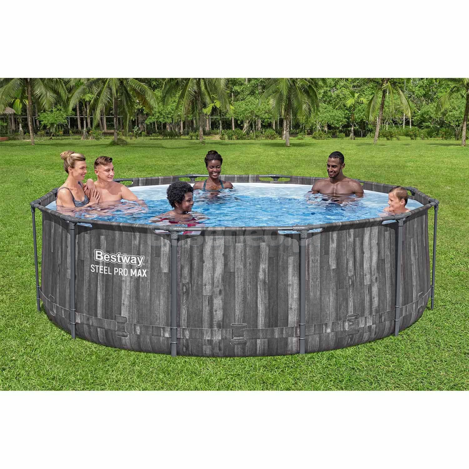 Basen ogrodowy stelażowy 366 x 100 cm 18w1 Bestway 5614X