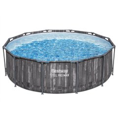 Basen ogrodowy stelażowy 366 x 100 cm 18w1 Bestway 5614X + maszynka do baniek GRATIS