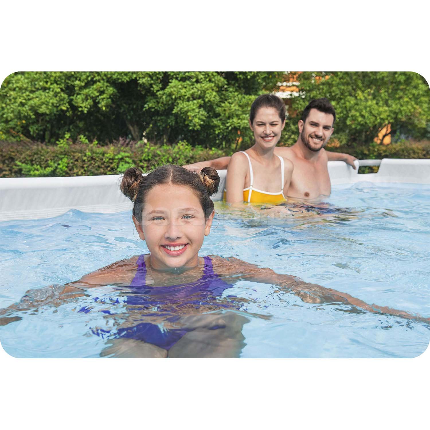 Basen ogrodowy stelażowy 404 x 201 x 100 cm 11w1 Bestway 56721