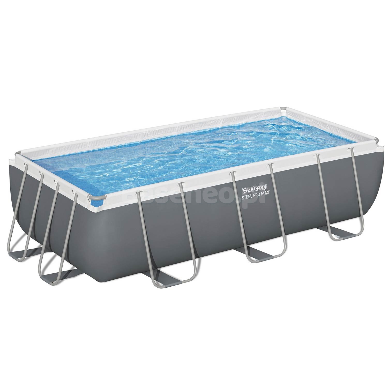 Basen ogrodowy stelażowy 404 x 201 x 100 cm 11w1 56442 Bestway 