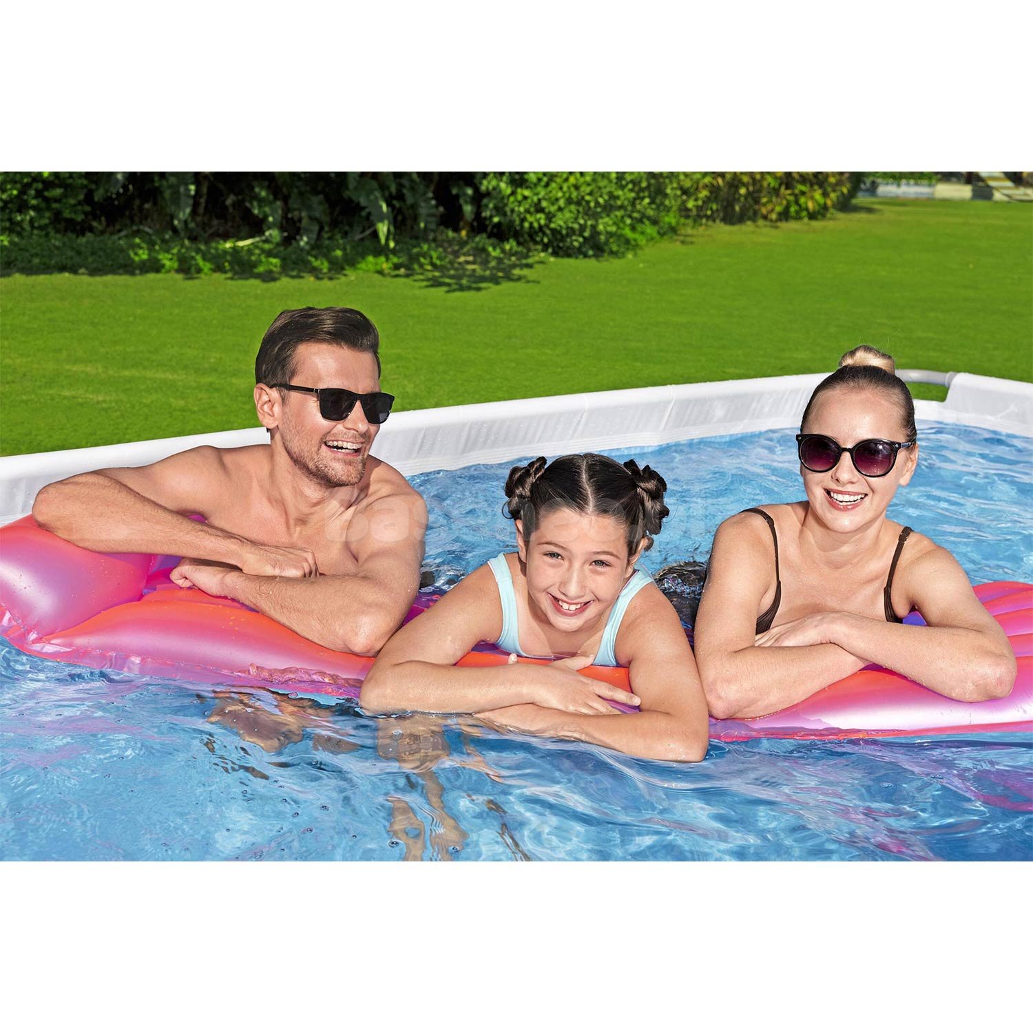 Basen ogrodowy stelażowy 404 x 201 x 100 cm 11w1 56442 Bestway 