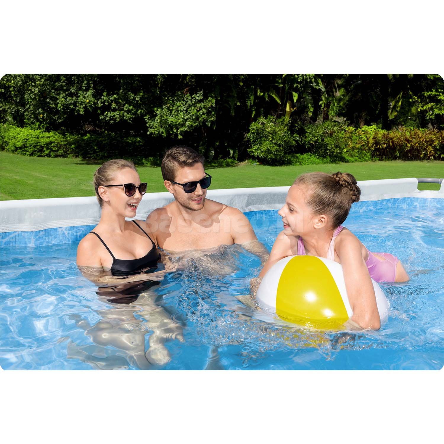 Basen ogrodowy stelażowy 412x201x122cm 18w1 Bestway 56456ND