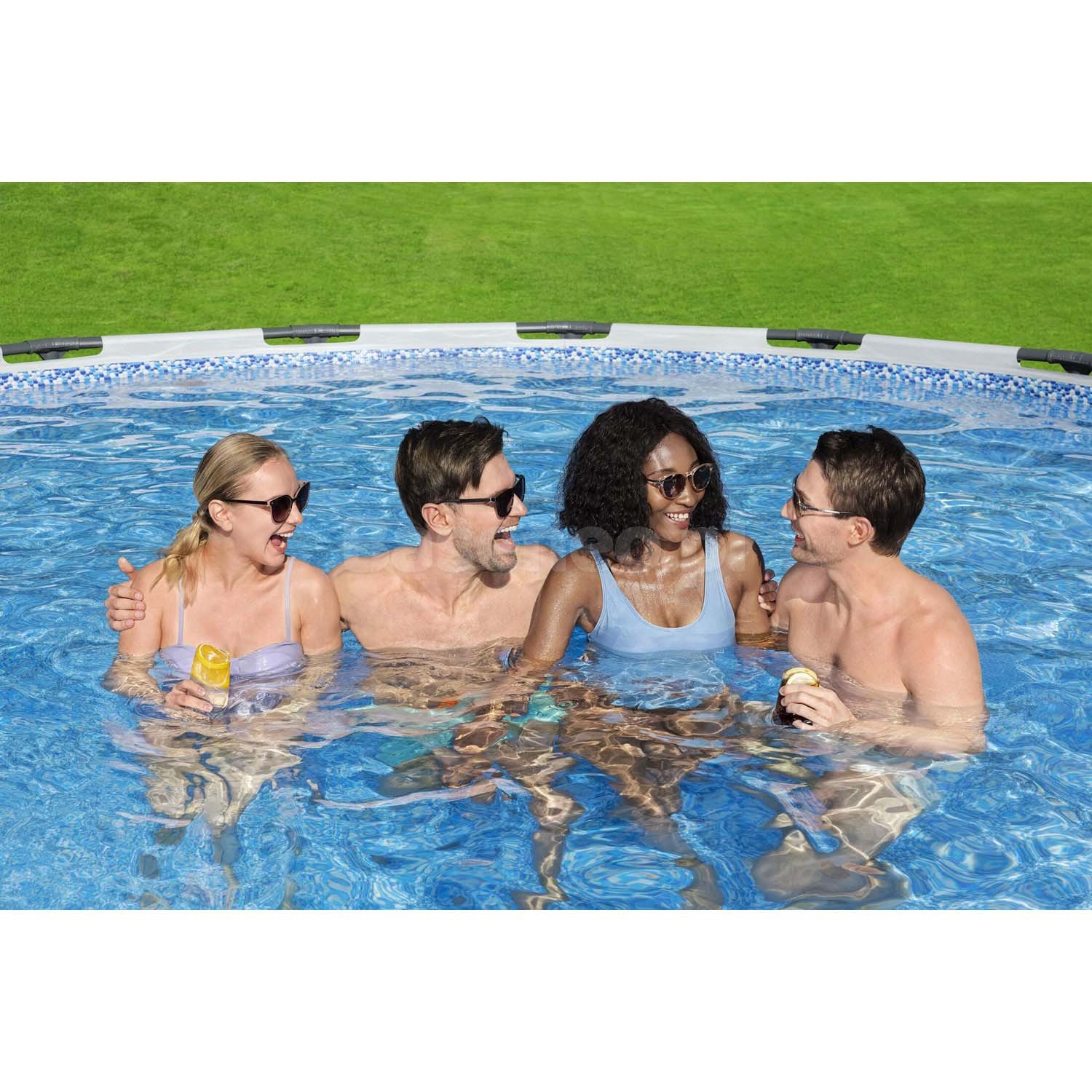 Basen ogrodowy stelażowy 427 x 107 cm 11w1 Bestway 56950