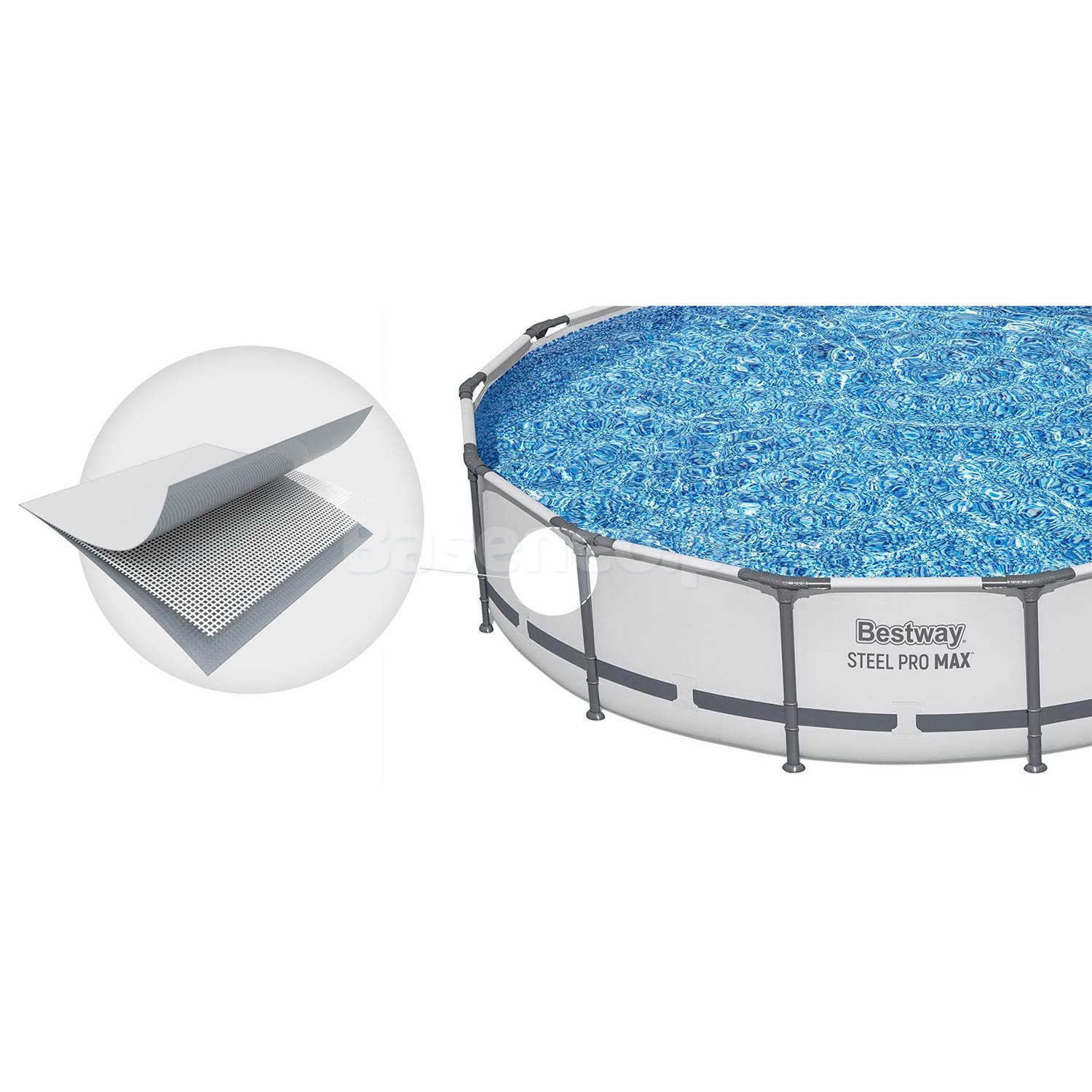 Basen ogrodowy stelażowy 427 x 84 cm 17w1 Bestway 56595