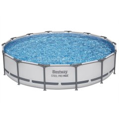 Basen ogrodowy stelażowy 427 x 84 cm 17w1 Bestway 56595 + maszynka do baniek GRATIS