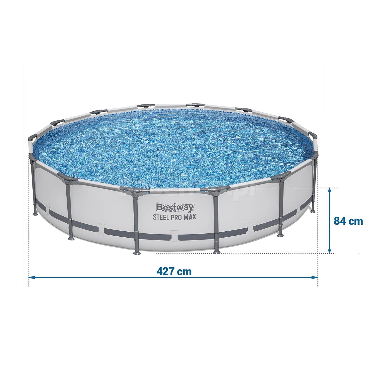 Basen ogrodowy stelażowy 427 x 84 cm 17w1 Bestway 56595 + maszynka do baniek GRATIS