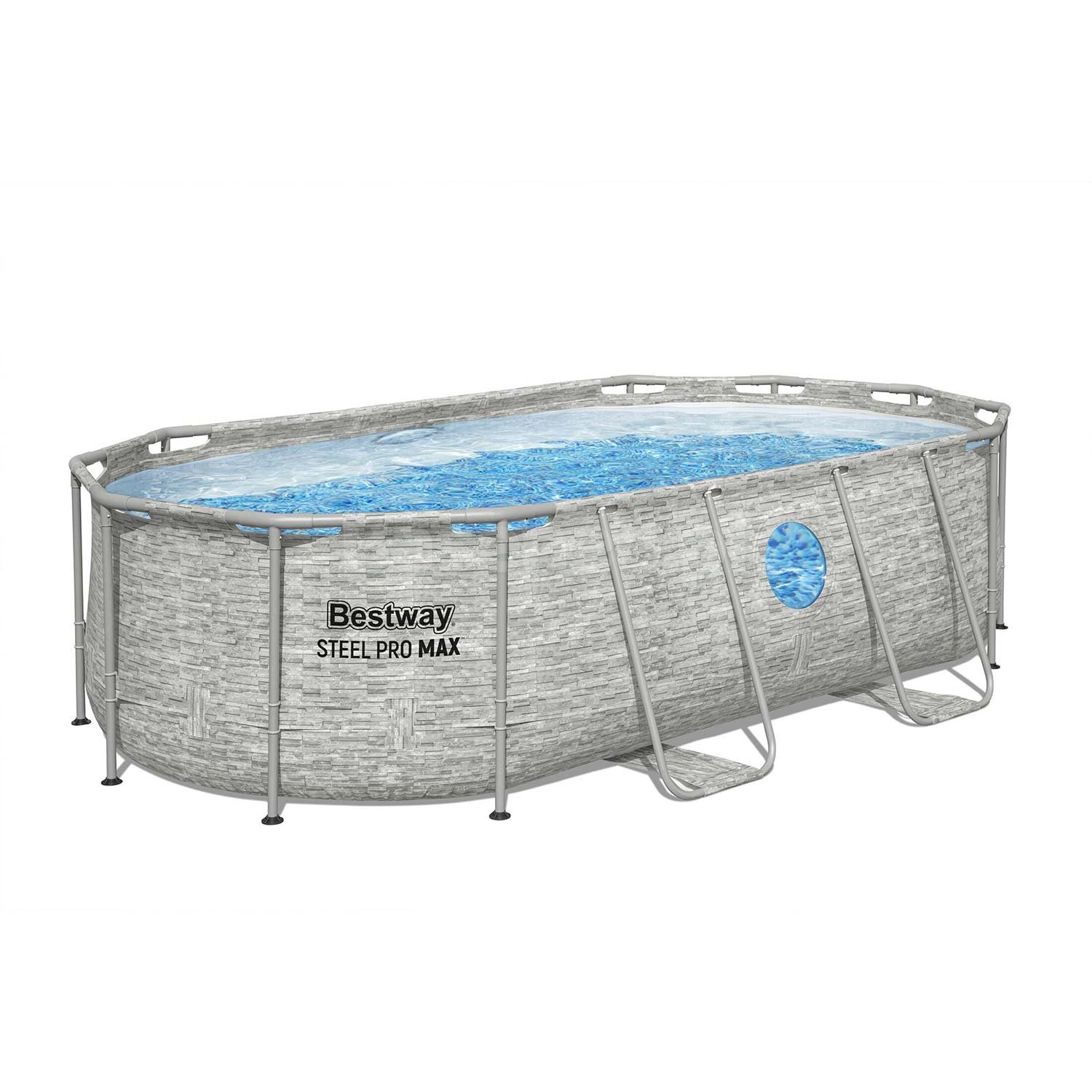 Basen ogrodowy stelażowy 427 x 250 x 100 cm 12w1 Bestway 56714N