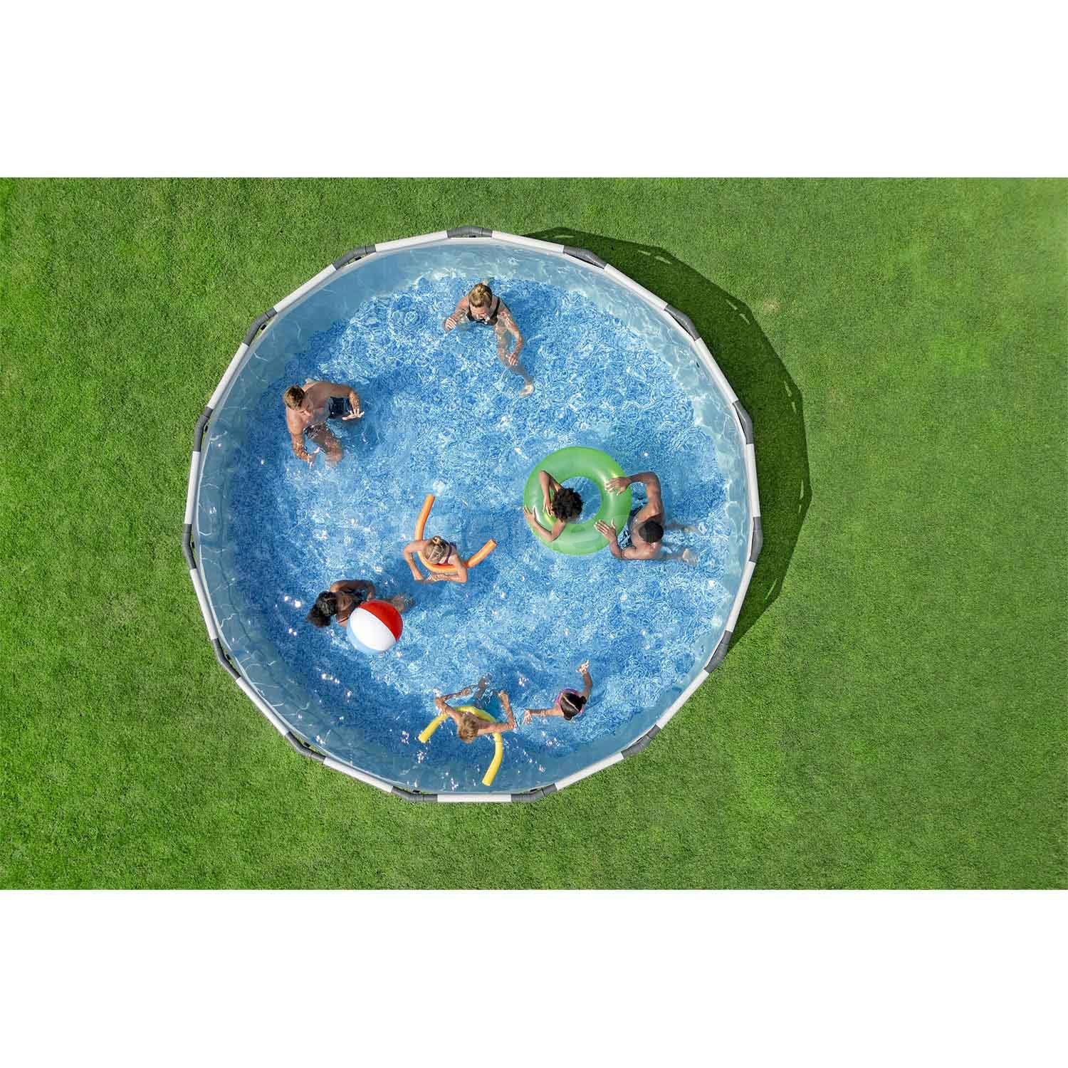 Basen ogrodowy stelażowy 457 x 107 cm 13w1 Bestway 561GD