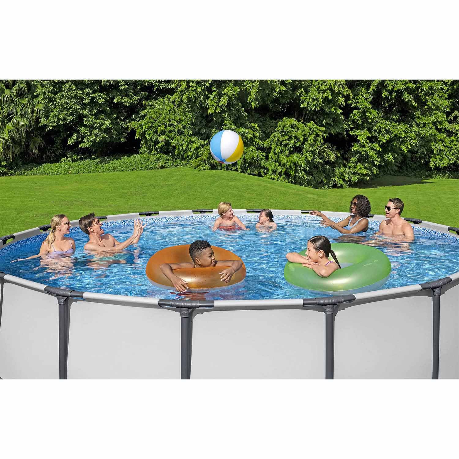 Basen ogrodowy stelażowy 457 x 122 cm 18w1 Bestway 56438