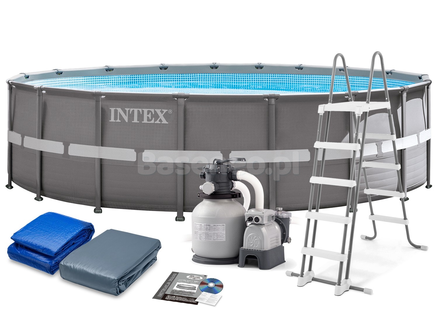 Basen ogrodowy stelażowy 549 x 132 cm 5w1 INTEX 26332