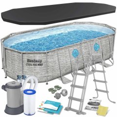 Basen ogrodowy stelażowy 549 x 274 x 122  cm12w1 Bestway 56716N