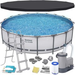 Basen Ogrodowy Stelażowy 549 x 122cm 11w1 Bestway 56462