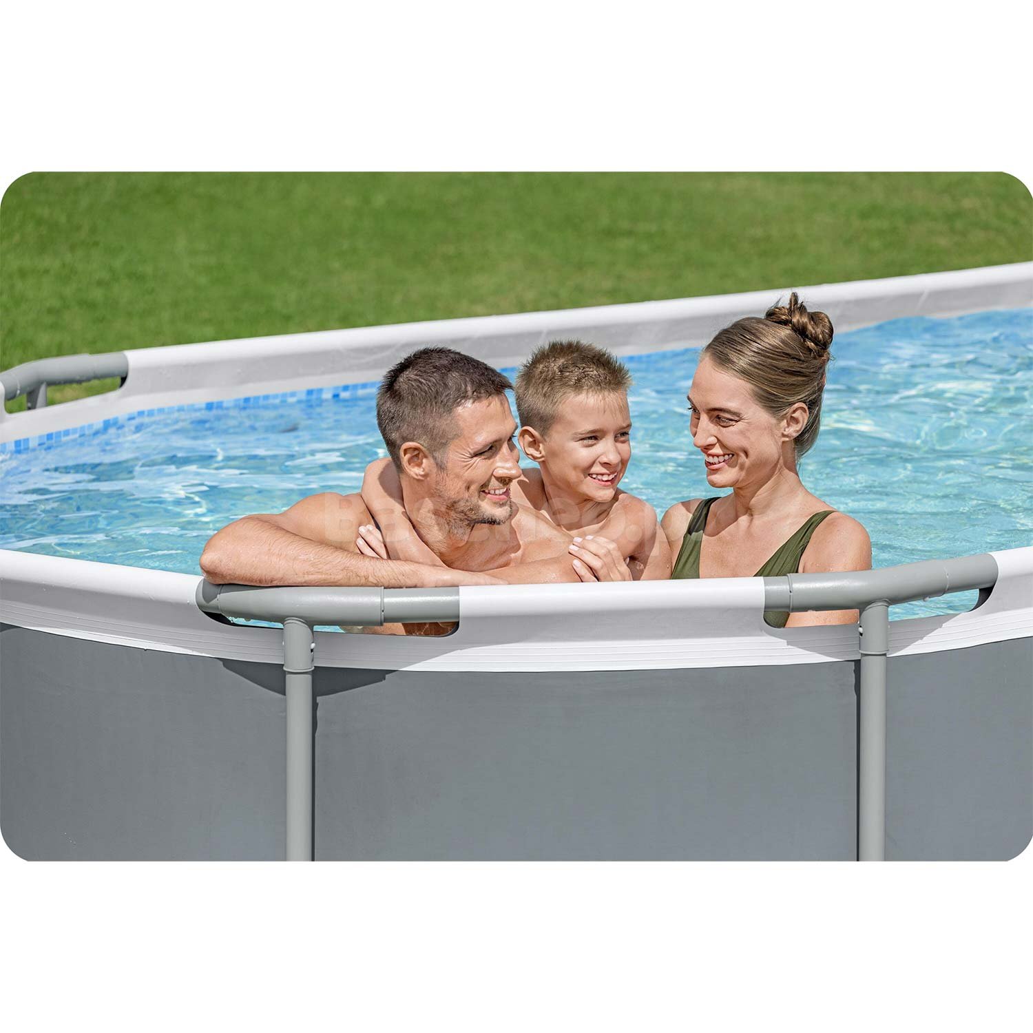 Basen ogrodowy stelażowy 549 x 274 x 122 cm 12w1 Bestway 56710