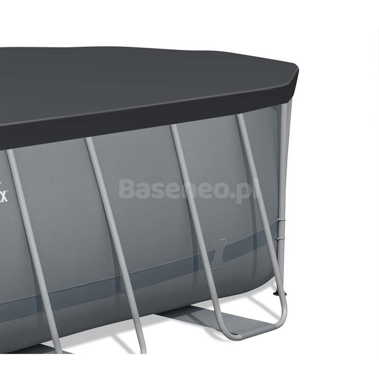 Basen ogrodowy stelażowy 549 x 274 x 122 cm 17w1 Bestway 56710