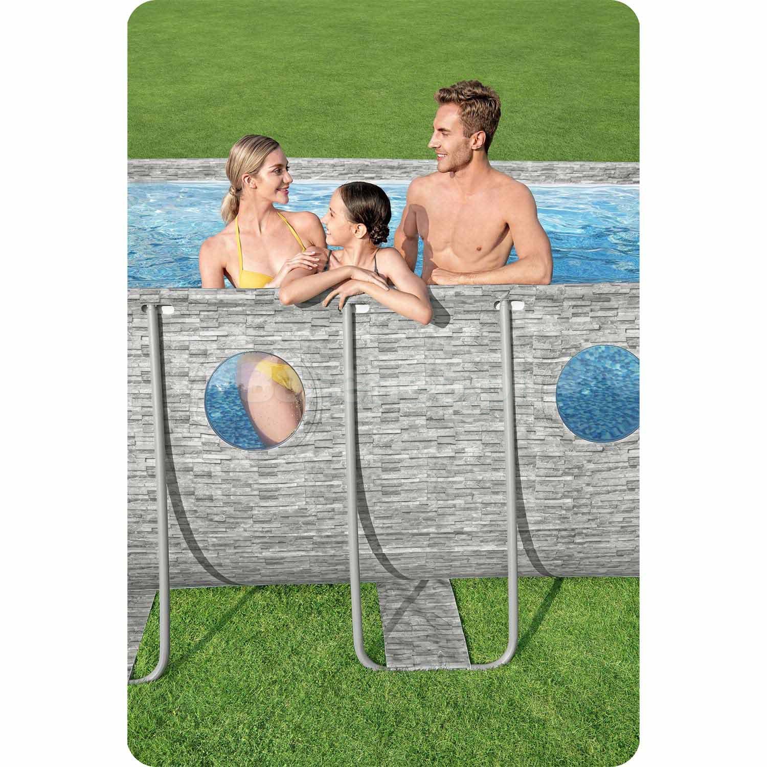 Basen ogrodowy stelażowy 549 x 274 x 122  cm12w1 Bestway 56716N