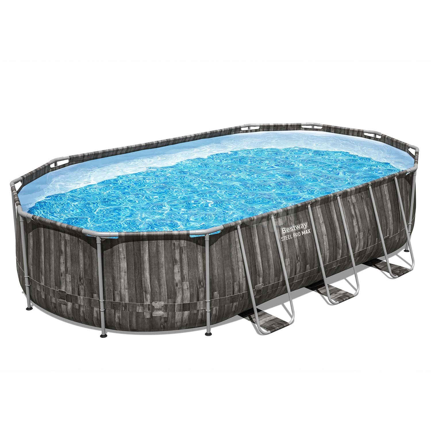 Basen ogrodowy stelażowy 610 x 366 x 122 cm 12w1 Bestway 5611R