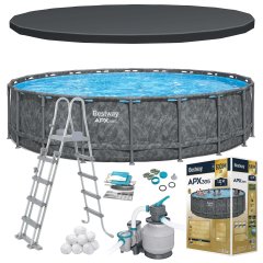 Basen ogrodowy stelażowy 610 x 132 cm 11w1 Bestway 561KE