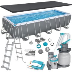 Basen ogrodowy stelażowy 640 x 274 x 132 cm 6w1 Bestway 5612B