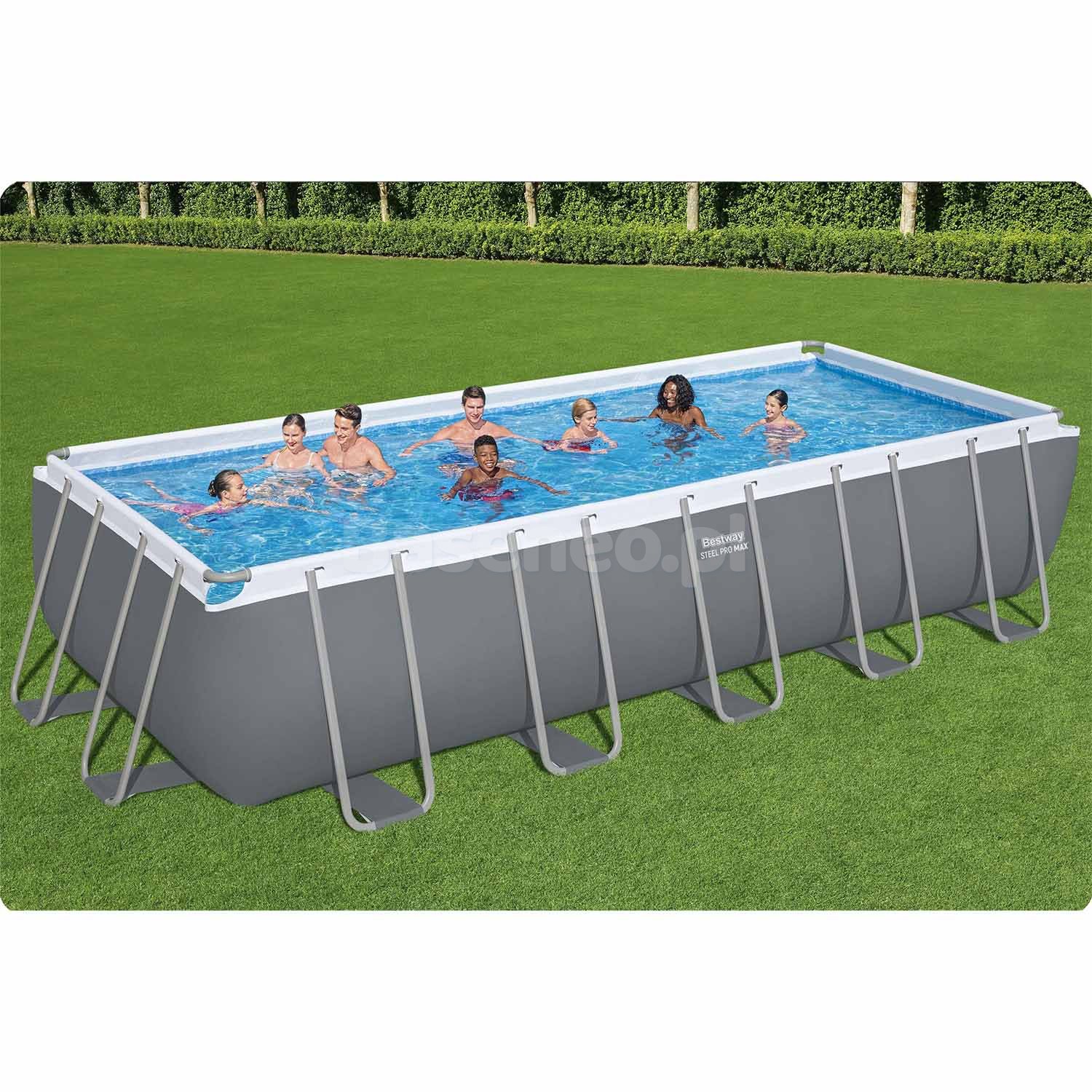 Basen ogrodowy stelażowy 640 x 274 x 132 cm 6w1 Bestway 5612B