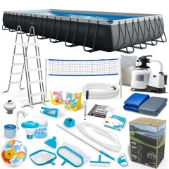 Basen ogrodowy stelażowy 975 x 488 x 132 cm 21w1 INTEX 26378