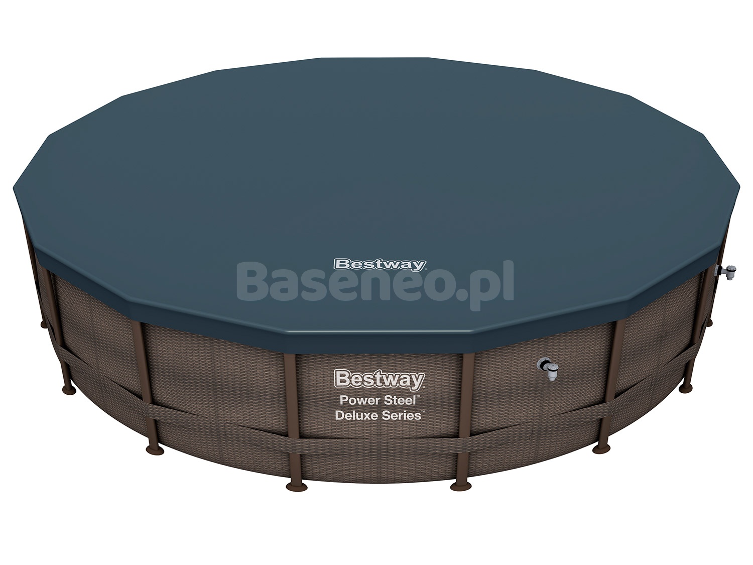 Basen ogrodowy stelażowy Deluxe 488 x 122 cm 7w1 Bestway 56666