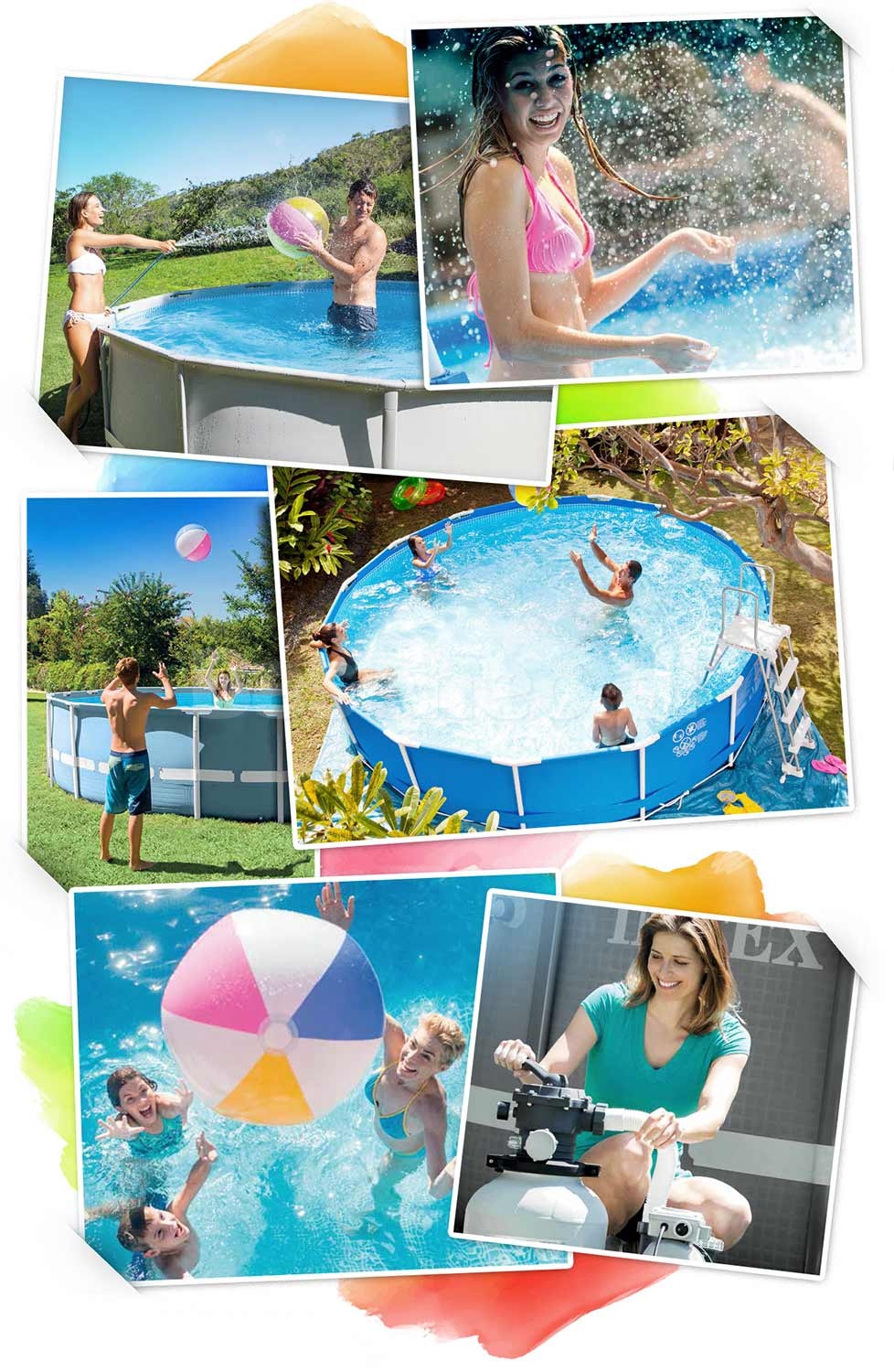 Basen rozporowy dla dzieci 183 x 51 cm INTEX 28101
