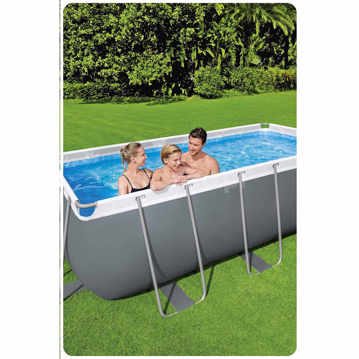 Basen stelażowy ogrodowy 412 x 201 x 122 cm 11w1 Bestway 56456N