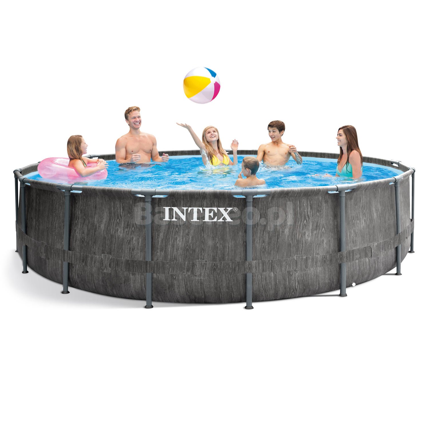 Basen stelażowy ogrodowy 457 x 122 cm 18w1 INTEX 26742