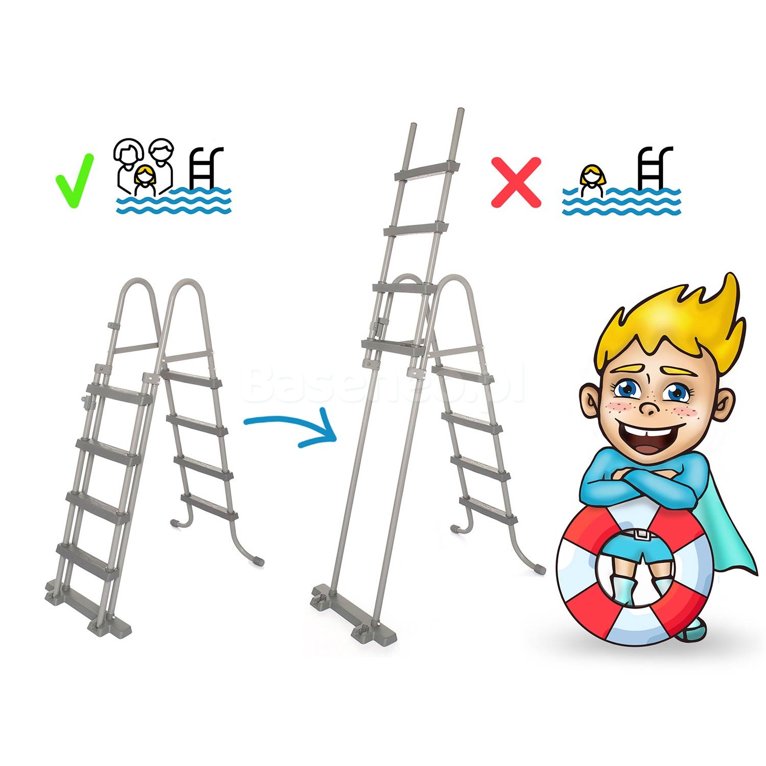 Basen stelażowy ogrodowy 457 x 107 cm 18w1 Bestway 56488