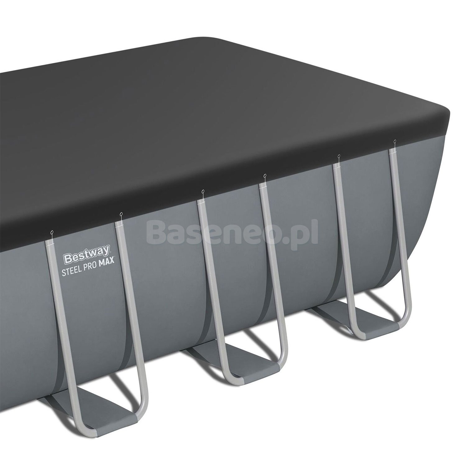 Basen stelażowy ogrodowy 488 x 244 x 122 cm 11w1 Bestway 56671N