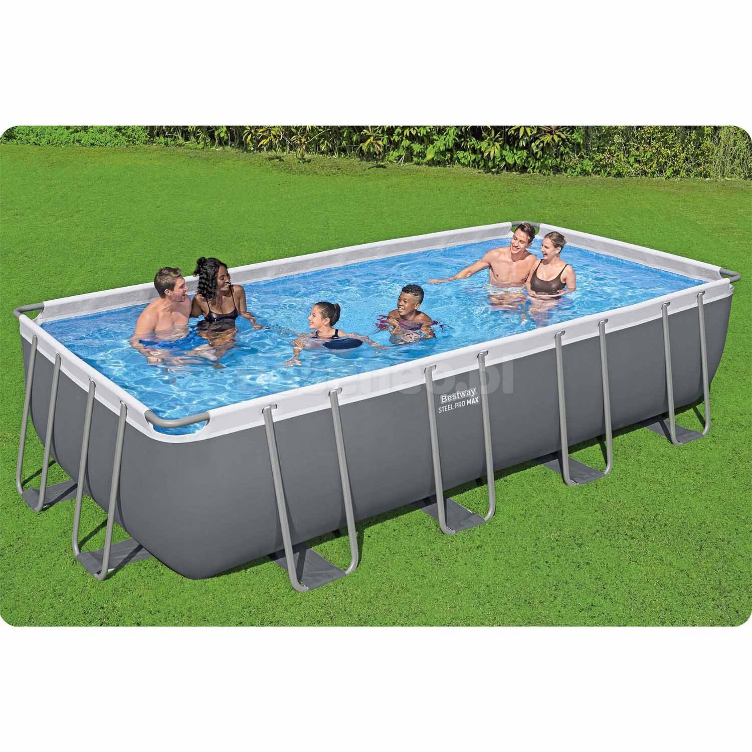 Basen stelażowy ogrodowy 549 x 274 x 122 cm 12w1 Bestway 56465