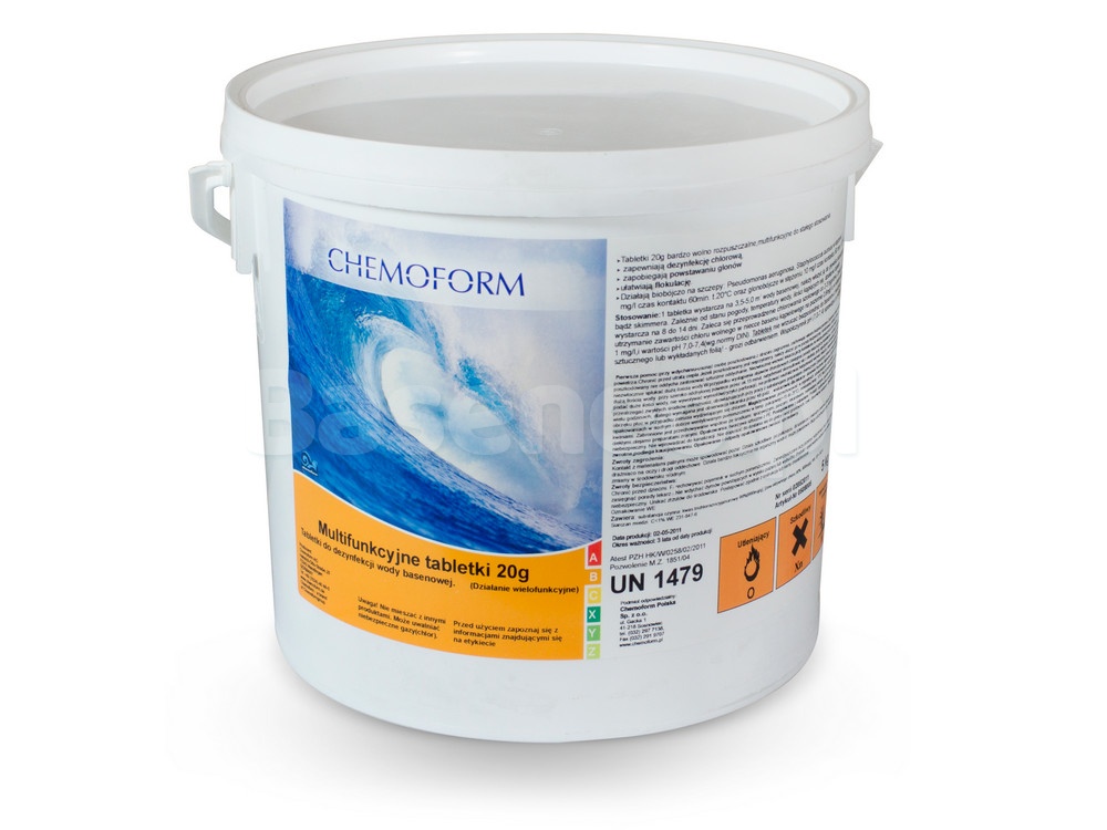 Chemochlor Tabletki Multifunkcyjne 20g - 5KG