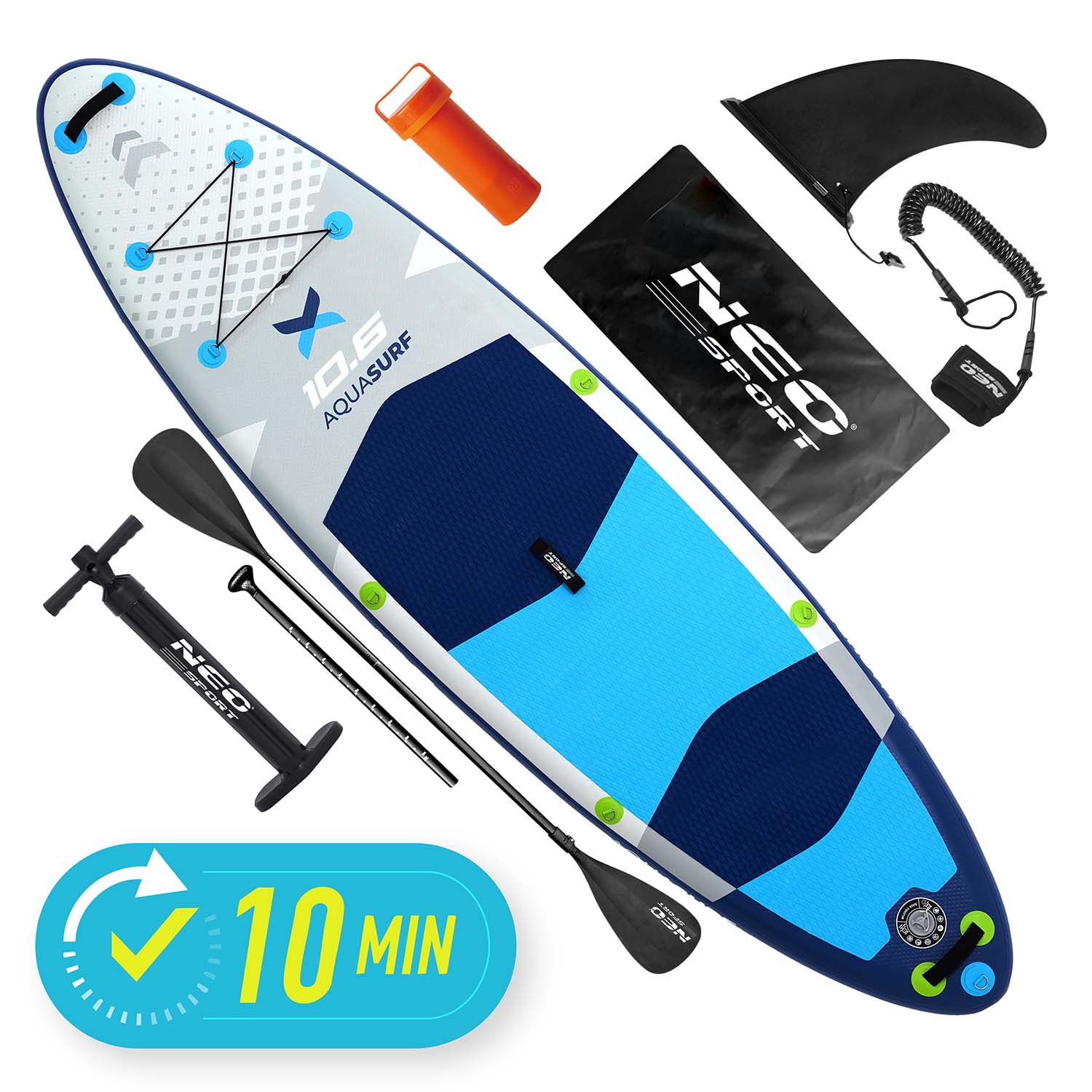 Deska SUP Aquasurf 320 x 84 x 15 cm Neo-Sport 170206