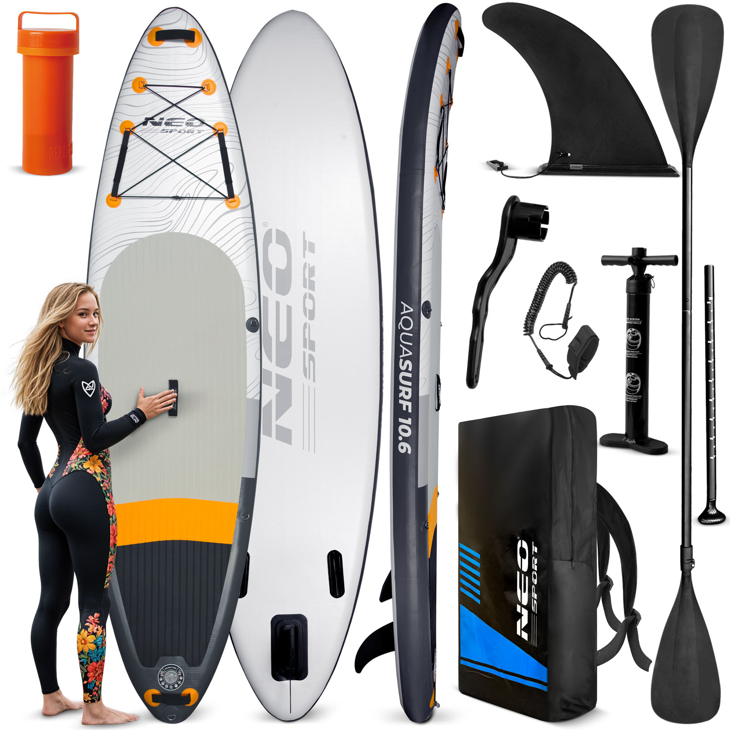 Deska SUP Aquasurf 320 x 84 x 15 cm Neo-Sport 170211