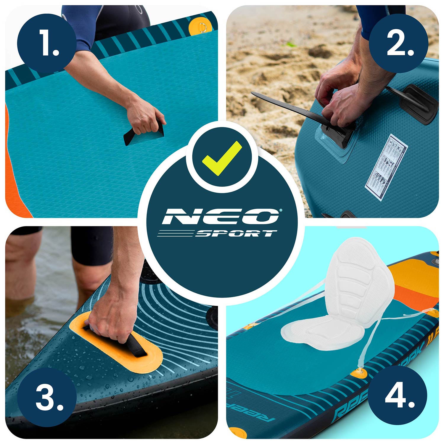 Deska SUP Reefbreak 350 x 81 x 15 cm Neo-Sport 170311