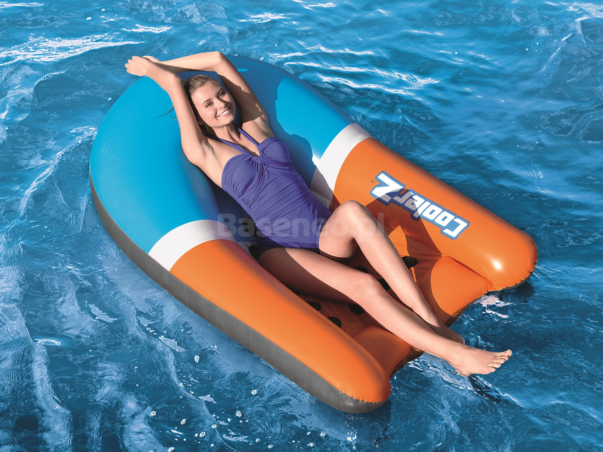 Dmuchany fotel do pływania 165 x 120 cm Bestway 43169