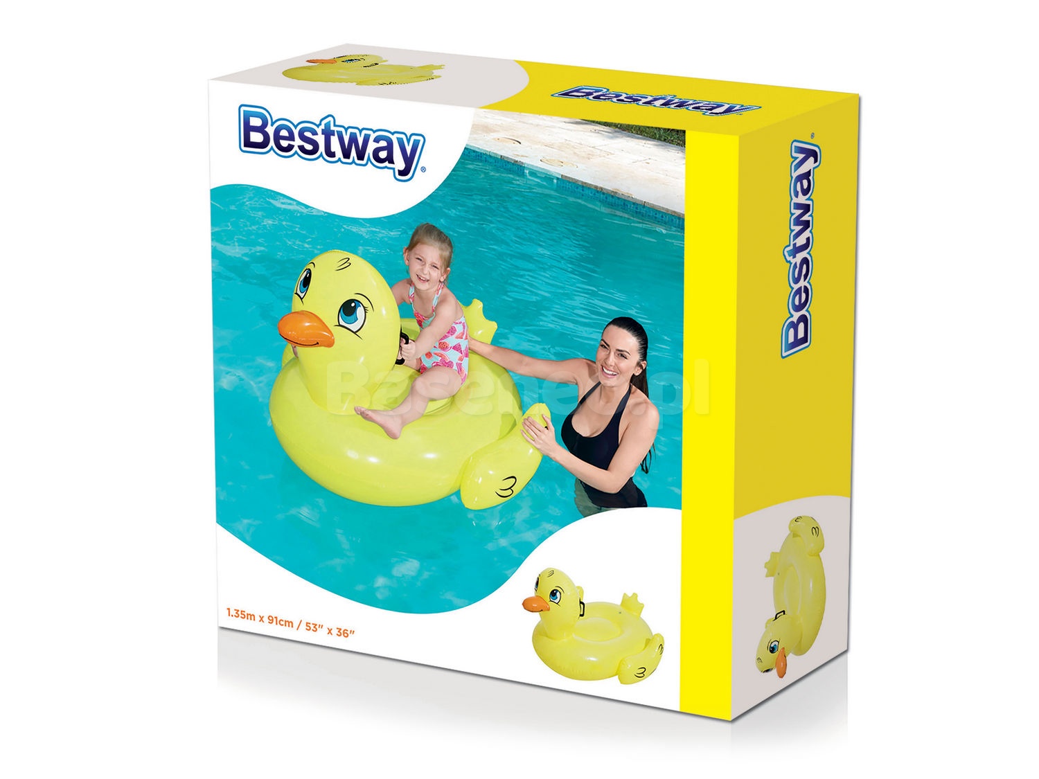 Dmuchana zabawka dla dzieci Kaczka 135 x 91 cm Bestway 41102