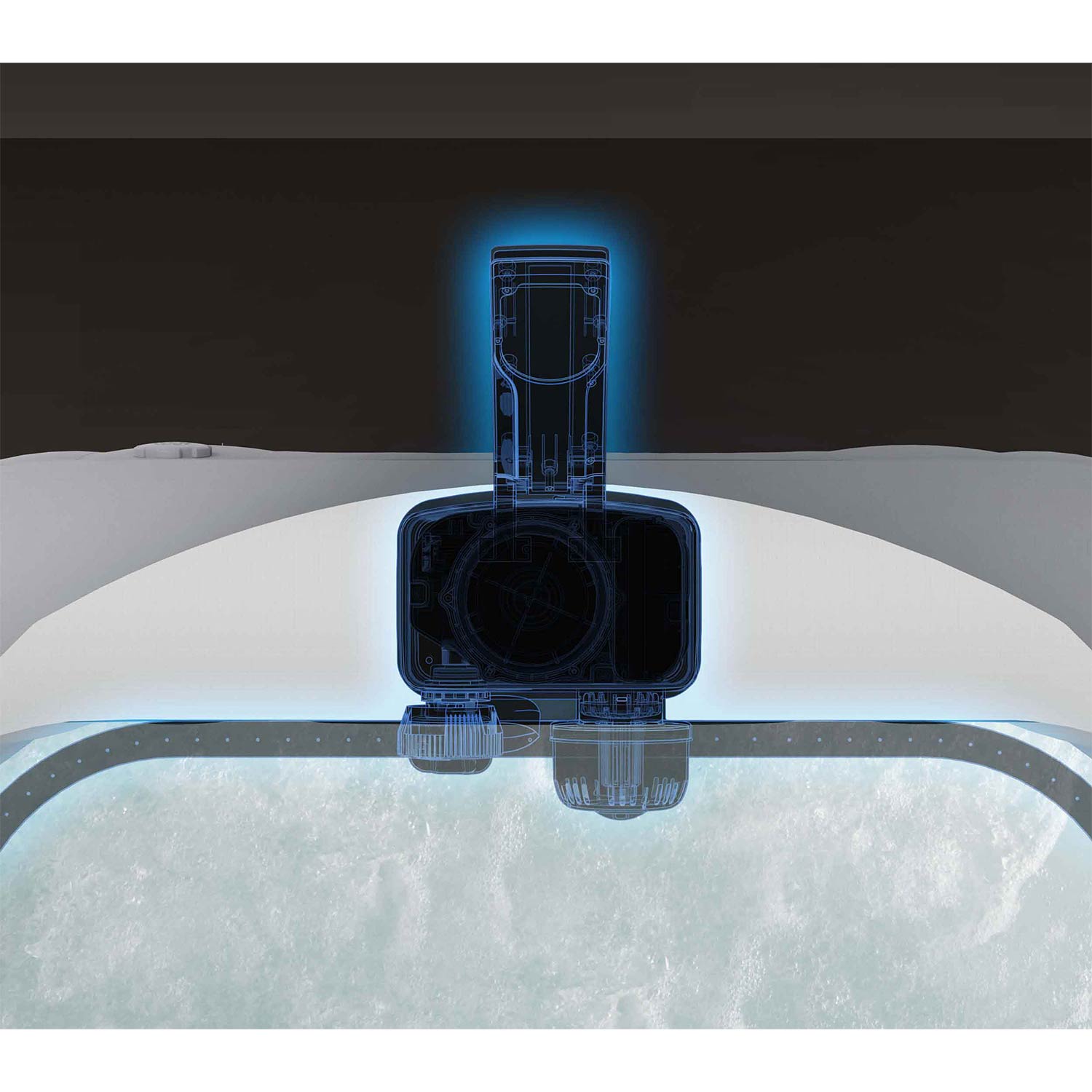 Dmuchane SPA Lay-Z Toronto 7 osobowe hydromasaż WiFi Bestway 6001W